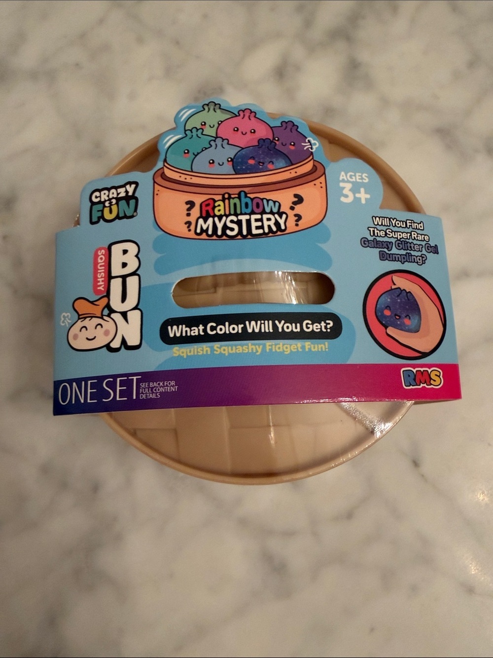 NWT RMS Limited Edition Rainbow Mystery Galaxy Glitter Gel Bun?